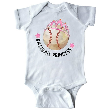 

Inktastic Baseball Princess- Tiara Gift Baby Girl Bodysuit