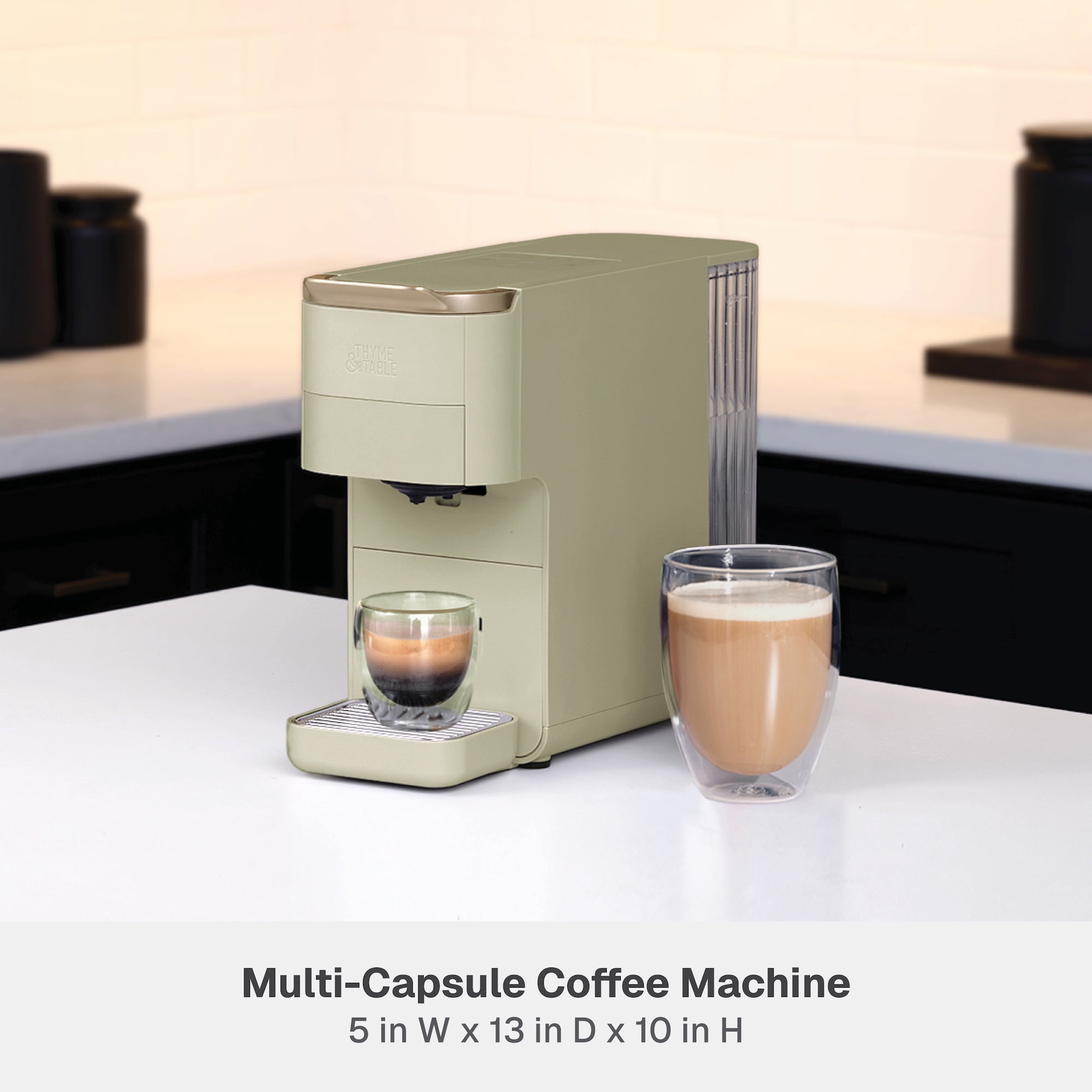 Thyme & Table Multi Capsule Coffee Machine, Universal Capsule Compatible