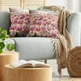 thumbnail image 5 of Ambesonne Flamingo Throw Pillow Cover 2 Pack, Tropical Birds Funny Beach, 18", Pink Beige and Pale Sky Blue, 5 of 7
