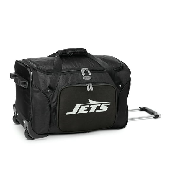 MOJO Black New York Jets 22" 2-Wheeled Duffel Bag