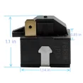 thumbnail image 2 of 1 Pin Ptc Refrigerator Dehumidier Starter Relay P6R8Mc Or0502 For Lg Magic Chef, 2 of 6