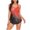 Red, variant on ibuvkizy Women Bikini Swim Top Tankinis Swimsuits for Women,Printing Two Piece Sexy Push-Up Pad Swimwear Swimsuit Beachwear Set Padded Swimsuit Tops Ladies Girls Summer