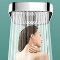 thumbnail image 7 of AuroraX HandHeld Shower Heads High Pressure Shower Head,3 Sprays Settings Hard Water Filter Silver, 7 of 7