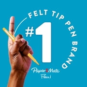 Paper Mate Flair Felt Tip Pens, #1 Teacher Choice, Medium Point (0.7mm), Assorted Colors, 24 Count