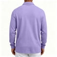 thumbnail image 7 of LWavelet Men's Polo Shirt Long Sleeve Collared Golf Shirts Quick Dry Lightweight 3-Button Performance Work Fishing Athletic Tops, 7 of 7
