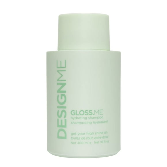 GLOSS.ME Hydrating Shampoo by DESIGNME | Hemp & Argan Oil Shampoo Adds Softness & Shine | Straight, Wavy, or Curly Hair Shampoo | Sulfate-Free & Color-Safe Moisturizing Shampoo