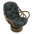 thumbnail image 2 of International Caravan Rattan Swivel Rocker with Micro Suede Cushion, 2 of 2