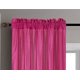 thumbnail image 3 of Cortina de seda sintética MR2 de 2 piezas en color rosa intenso con bolsillo para varilla, juego de 2 paneles semitransparentes lisos de 140 cm de ancho x 213 cm de largo cada uno, 3 of 3
