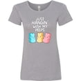 thumbnail image 3 of Inktastic Easter Hangin' with My Peeps Women's T-Shirt, 3 of 5