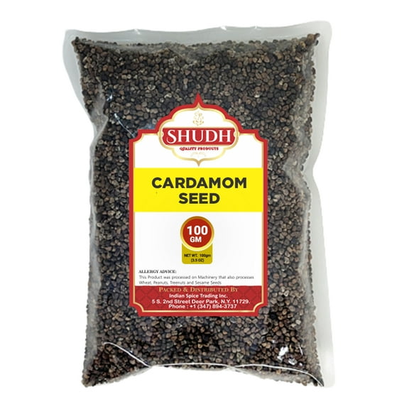 SHUDH Cardamom Seeds 100 Gram | All Natural | Vegan | Gluten Friendly | NON-GMO | Product of India