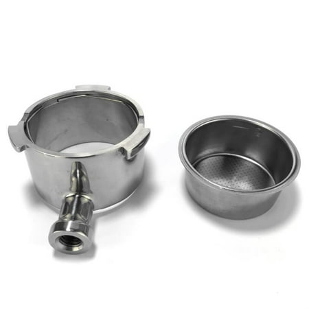 

Set of Coffee Bottomless Portafilter Replacement for 51MM Replacement Filter Basket Coffee Accessories