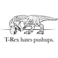 thumbnail image 3 of CafePress - T Rex Hates Pushups - 20 Oz White Ceramic Mega Mug, 3 of 5