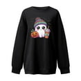 thumbnail image 4 of AYA Chandails Mignons pour Femmes à Imprimé Floral T-Shirt à Manches Courtes pour Célébration de Jour Haut à Col Rond, 4 of 4