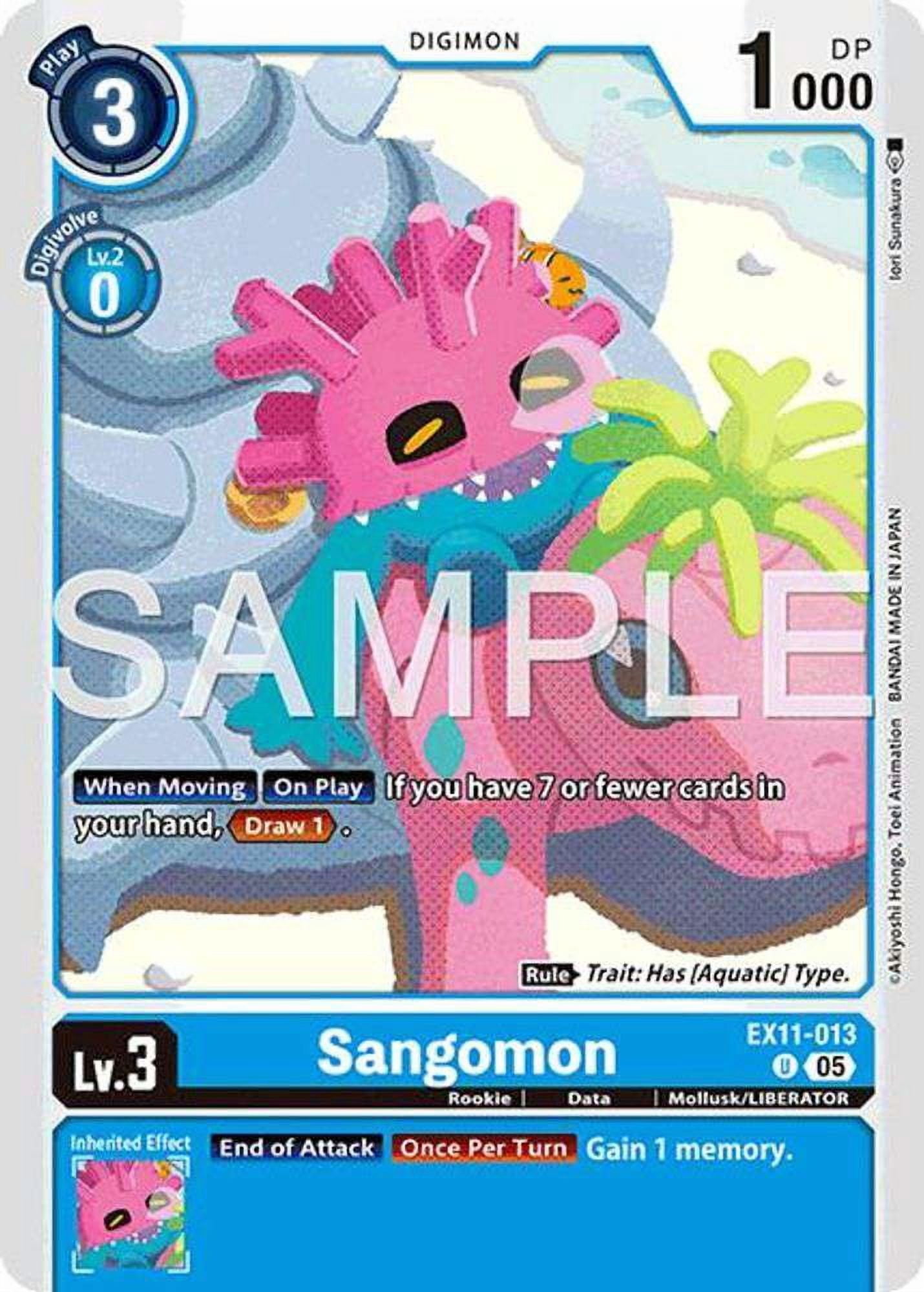 Digimon Dawn of Liberator Rare Dinomon EX11-011 - Walmart.com