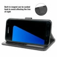 thumbnail image 3 of Mobile Phone Cover for Samsung S7, Cover Premium Pu Leather Tpu Flip Cover Magnetic Closure Card Compartment Stand Function Wallet with Lanyard Protective Cover, 3 of 7