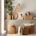 thumbnail image 3 of Bouclair Panier de Rangement en Fibre Naturelle Moyen, 3 of 7