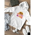 thumbnail image 3 of Spooky Vibes. Retro Pumpkin Hoodie Juniors -Image by Shutterstock,  x-Large, 3 of 4