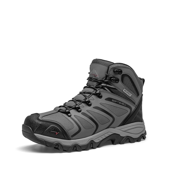 Botas de Senderismo Impermeables Armadillo para Hombre NORTIV 8 Gris Oscuro