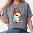 thumbnail image 2 of Godom Womens Funny Pumpkin Printed Shirts Halloween Short Sleeve Graphic Tees Fall T-Shirts Tops, 2 of 7