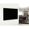 thumbnail image 5 of Audio-Visual Direct Magnetic Black Glass Dry-Erase Board Set - 6' x 3' - Includes Magnets, Hardware & Marker Tray, 5 of 7