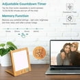 thumbnail image 4 of Light Therapy Lamp, 10000 Lux LED Therapy Lamp, Touch Control LED Lamp for Indoors, LED Solar Light for Home Office, Timer, 4 of 4