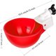 thumbnail image 2 of (Paquete de 5) ndes automáticos para pollos - Comedero de agua para pollos Adecuado para pollitos, patos, gansos, pavos y conejos - Kit de comedero de agua para aves de corral (naranja) ShuxiuWang 1327537083696, 2 of 5