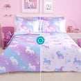 thumbnail image 4 of Juego de cama Joiedomi completo de microfibra de unicornio de 7 piezas, 4 of 7