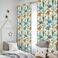 thumbnail image 5 of Blackout Kids Curtains,LightGreen Cartoon Dinosaurs Cactuses Pattern Childrens Insulated Curtains Set Of 2,Bedroom Essentials,Toddler Room Decor 52"x84", 5 of 5