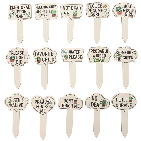 15 PCS Garden Labels Name Signs Outdoor Waterproof Cool Gadgets for Gardeners