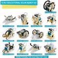 thumbnail image 2 of 13-en-1 Educación Solar Robot Kit Juguetes -DIY Construcción Ciencia Experimento Juguetes para niños, Aprendizaje Ciencia Niños Niñas Juguetes para regalo de cumpleaños Xemadio FLD-4614, 2 of 9