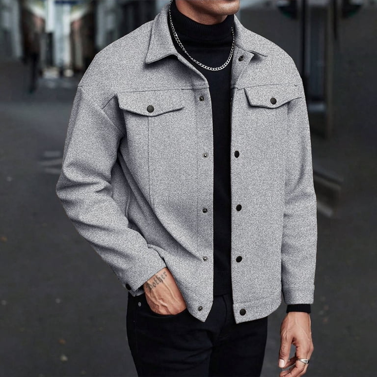 short dress coat men Men's Short Trench Coats