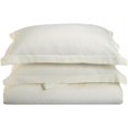 thumbnail image 1 of Microfiber Full/ Queen Duvet Cover Set Solid  Ivory, 1 of 1
