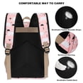 thumbnail image 3 of Mochila Kouxunt Polar Bear para mujeres y niñas de 15.6 pulgadas, rosa, 3 of 5