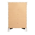 thumbnail image 4 of Passion Furniture Louis Phillipe White 5 Drawer Chest of Drawers (33 in L. X 18 in W. X 48 in H.), 4 of 5