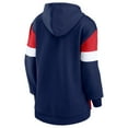 thumbnail image 3 of Women's Fanatics Navy/Red New England Patriots Lock It Down Pullover Hoodie, 3 of 3
