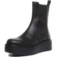 thumbnail image 6 of Vagabond Tara Women's Chunky Sole Leather Boots With Elasticated Sides In Black Size 9, 6 of 6