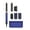 Vinca Blue/Rosé, variant on Restored Premium Dyson Airwrap™ Multi-styler Complete Long | Nickel/Copper (Refurbished)