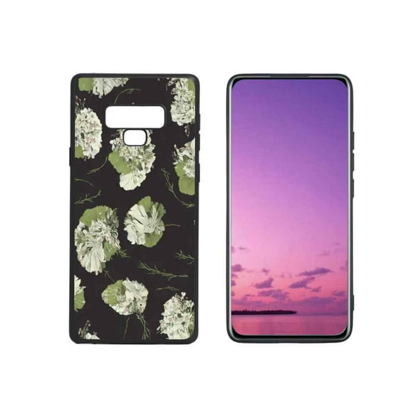 Floral-283 Phone Case, Degined for Samsung Galaxy Note 9 Case Men Women, Flexible Silicone Shockproof Case for Samsung Galaxy Note 9
