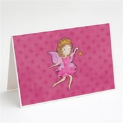 Fairy Princess Watercolor Greeting Cards & Envelopes - Pack of 8