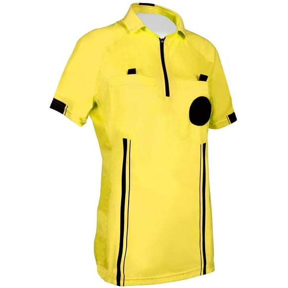 New! Women's 2018 Soccer Referee Jersey (Yellow, Medium)
