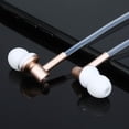 thumbnail image 3 of Auriculares IBRAIN FC33-E Auriculares con tubo de aire sin radiación Auriculares de metal de aluminio con micrófono y control de volumen Auriculares Auriculares con cable estéreo para teléfono celula IBRAIN Auriculares, 3 of 7