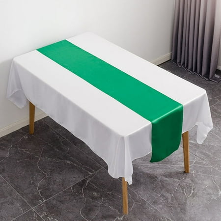 

Satin Table Runner Table Cloth 30x275cm for Banquet Wedding Party Decoration