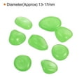 thumbnail image 2 of 600uds Rocas Brillantes Unique Bargains decoración Verde 13-17mm, 2 of 8