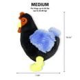 thumbnail image 5 of Playology Dog Toys | Interactive Stuffed Animal Hen, Chicken Scented Toy, Medium, 5 of 6