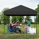 thumbnail image 2 of Carpa Plegable Negra para Exteriores 3x3 metros - Toldo Pop Up con Montaje Fácil por Una Perfil - 3 Alturas Ajustables - UPF 50+ Impermeable - Incluye Bolsa de Transporte y 4 Bolsas de Peso, 2 of 6
