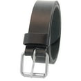 thumbnail image 2 of 1-1/2 in. US Steer Hide Harness Leather Men's Belt w/ Antq. Nickel Roller Buckle- Black, 2 of 2