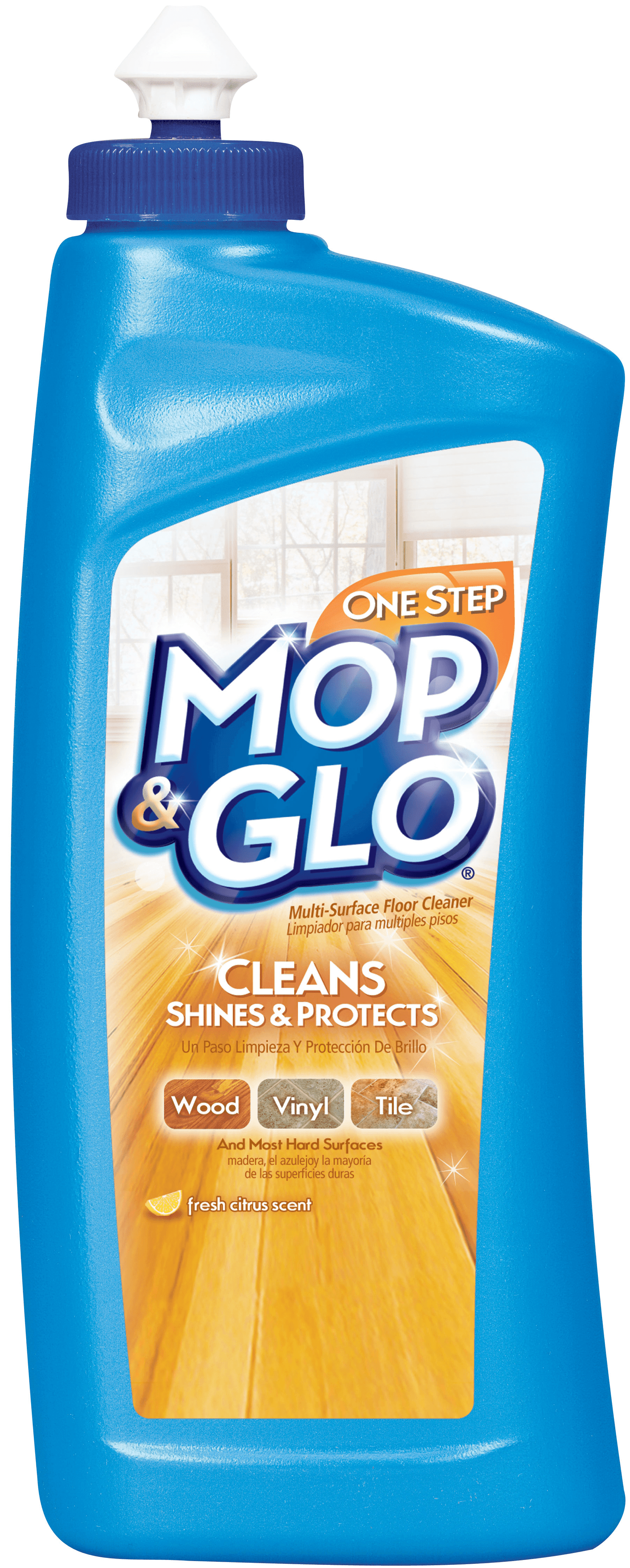 Mop Glo Multi Surface Floor Cleaner, Orange Glo Hardwood Floor Wet & Dry Cleaning Pad