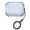 E, variant on Clear TPU Earbud Case Cover for AirPods Pro 3 Highly Anti-Yellowing Protector for Compact Charging Case with LED Window & Wireless Charging, Includes Cute Round Buckle