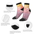 thumbnail image 5 of Naloa Leopard Skins And Heads Ankle Socks for Women Non Slip Socks No Show Socks Classic Low Cut Casual Socks Casual Socks, 5 of 7