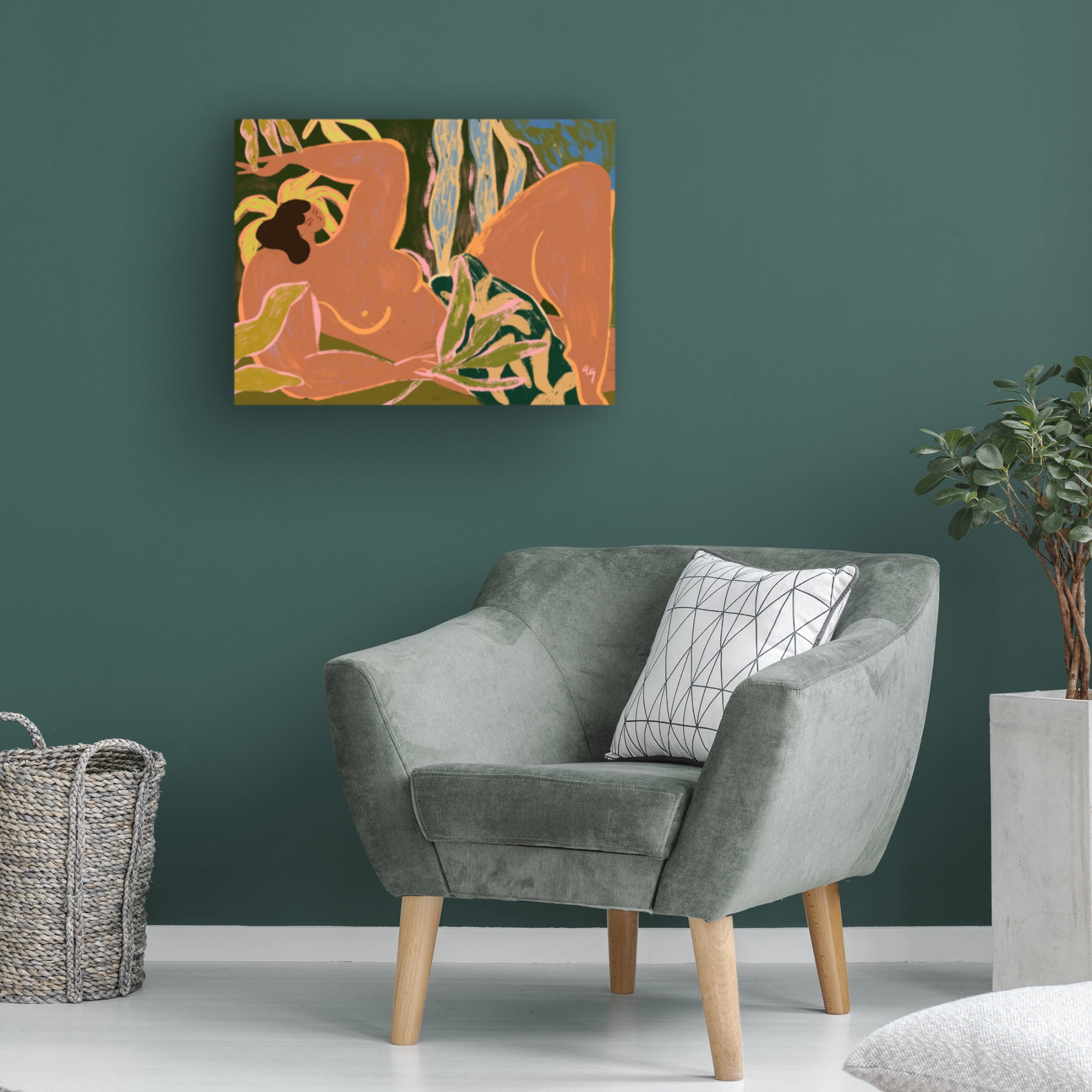 Arty Guava 'Lazy' Canvas Art